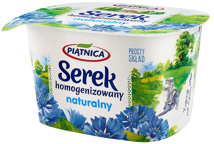 PIĄTNICA - serek homogenizowany naturalny